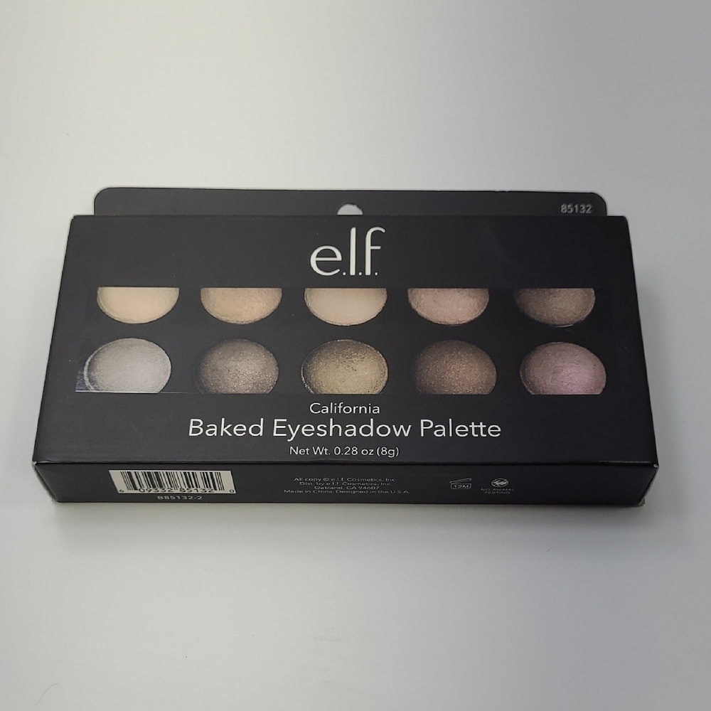 e.l.f. California Baked Eyeshadow Palette - Neutral, Gold, Pink, Brown Shades